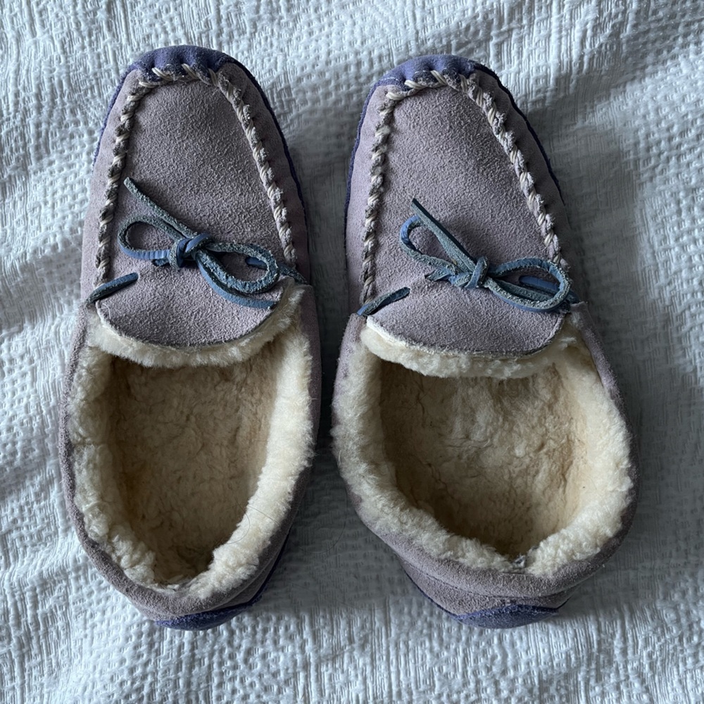 Purple LL Bean Slippers